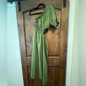 NWT One Shoulder Dress with Cutout